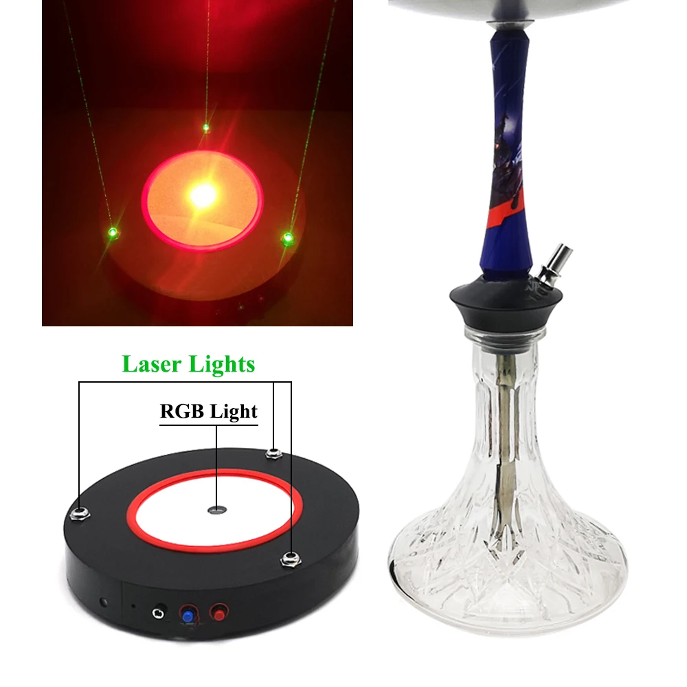 Aiyan Rgb Colorful Laser Light Base For Hookah Shisha