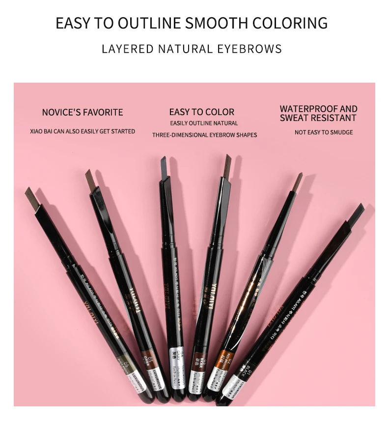 Create Your Own Brand Duckbill Wooden Long Lasting Styling Eyebrow