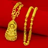 ลูกปัดหกเหลี่ยมสีขาว A3 + จี้กวนอิม