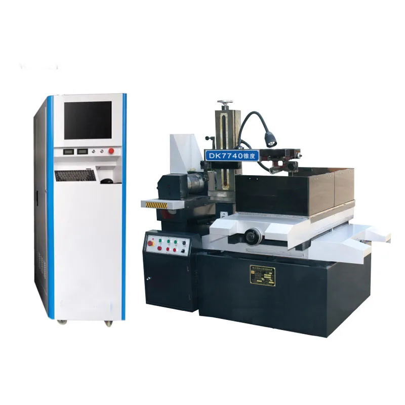 Fast-moving Used Small CNC Wire EDM Electric-erosion Cutting Machine With Oversea Service Mini Dk77 Wire Cutter EDM Machine