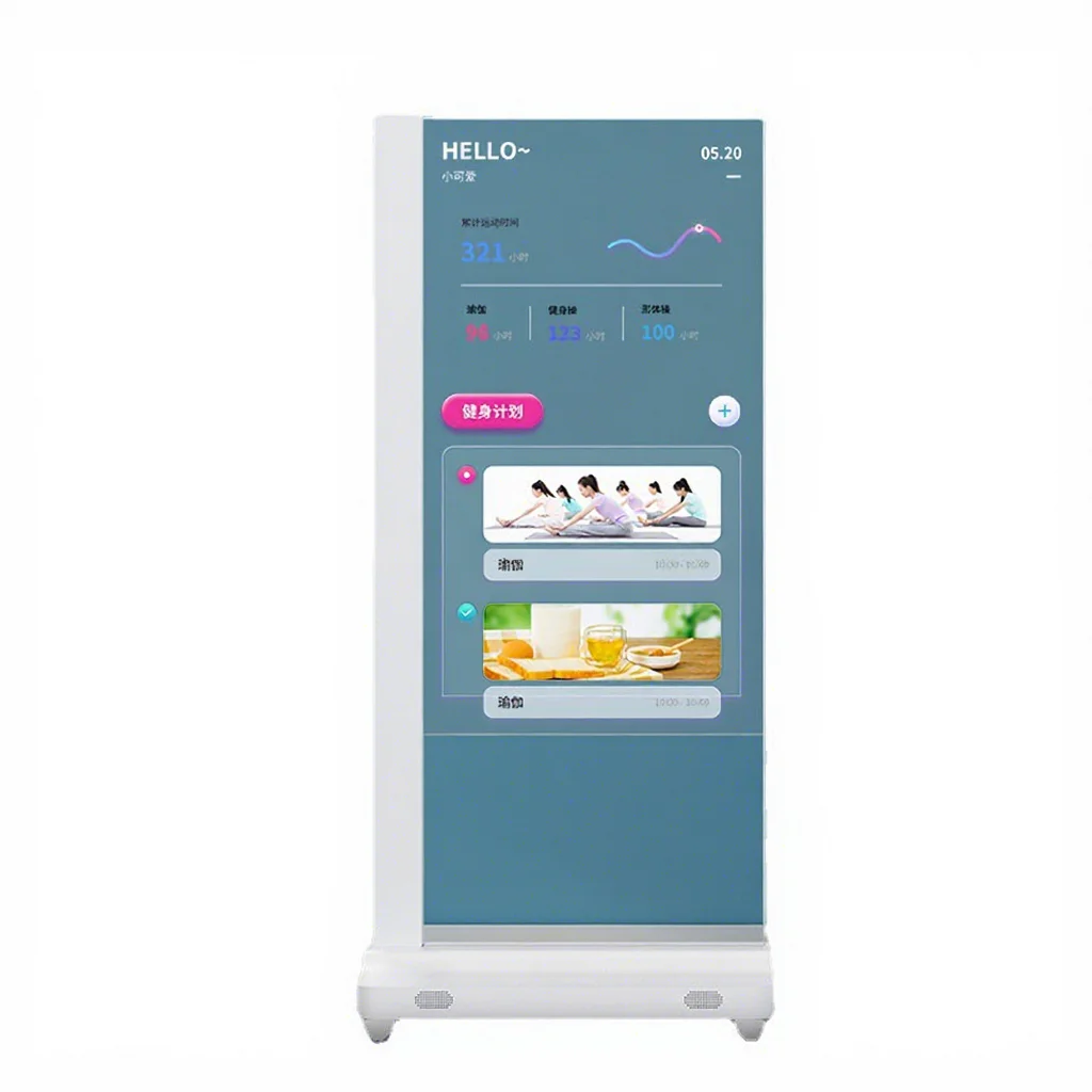 schermo Oled di 55 Pollici Display Digitale Trasparente Schermo Oled 4k Schermi Tattili Ultra Sottile Segnalazione Digitale e Display