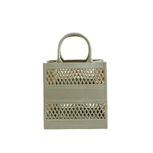 Factory Custom New Popular Shopping Bag Trendy Women Purses and Handbags Fashion Ladies PVC Jelly Bags