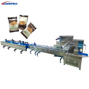 HANNPRO CE ISO Patented automatic food packing line candy bar chocolate bar pillow feeding packaging system