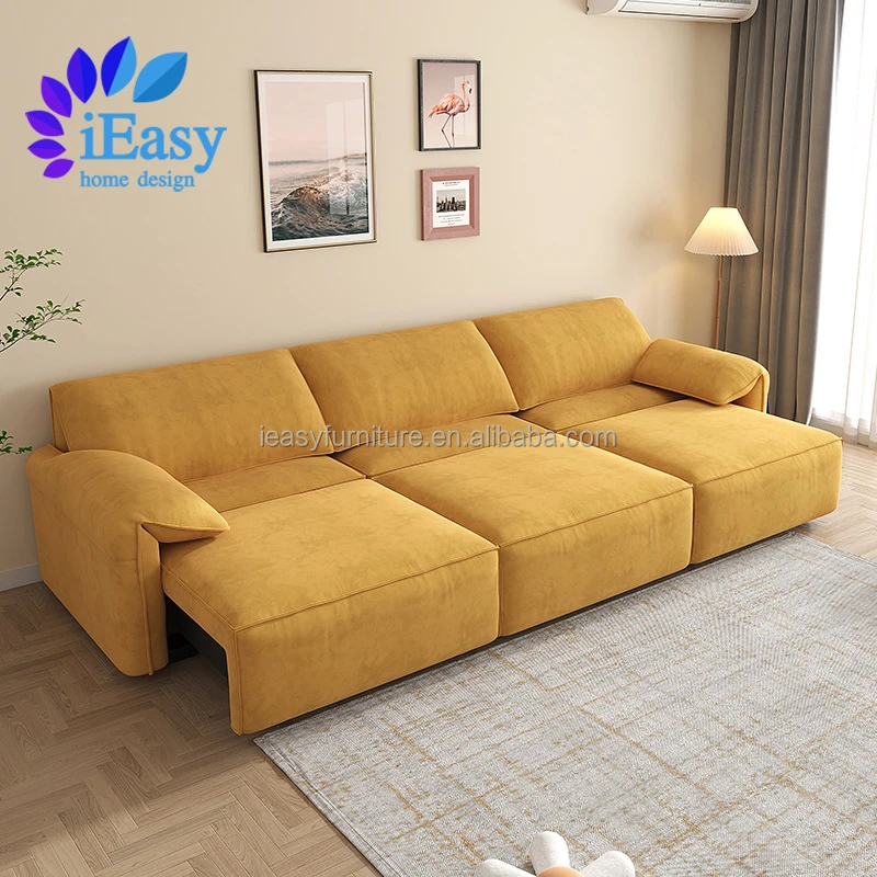Ieasy Furniture Fabric Modern Recliner Sleeper Couch Modern Italian