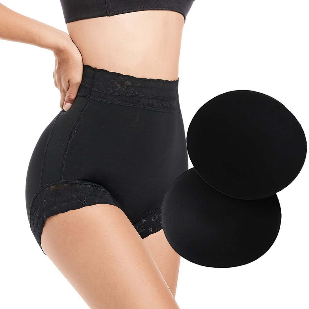 HKRXEC High-Waist Padded Butt-Lifting Shaping Shorts