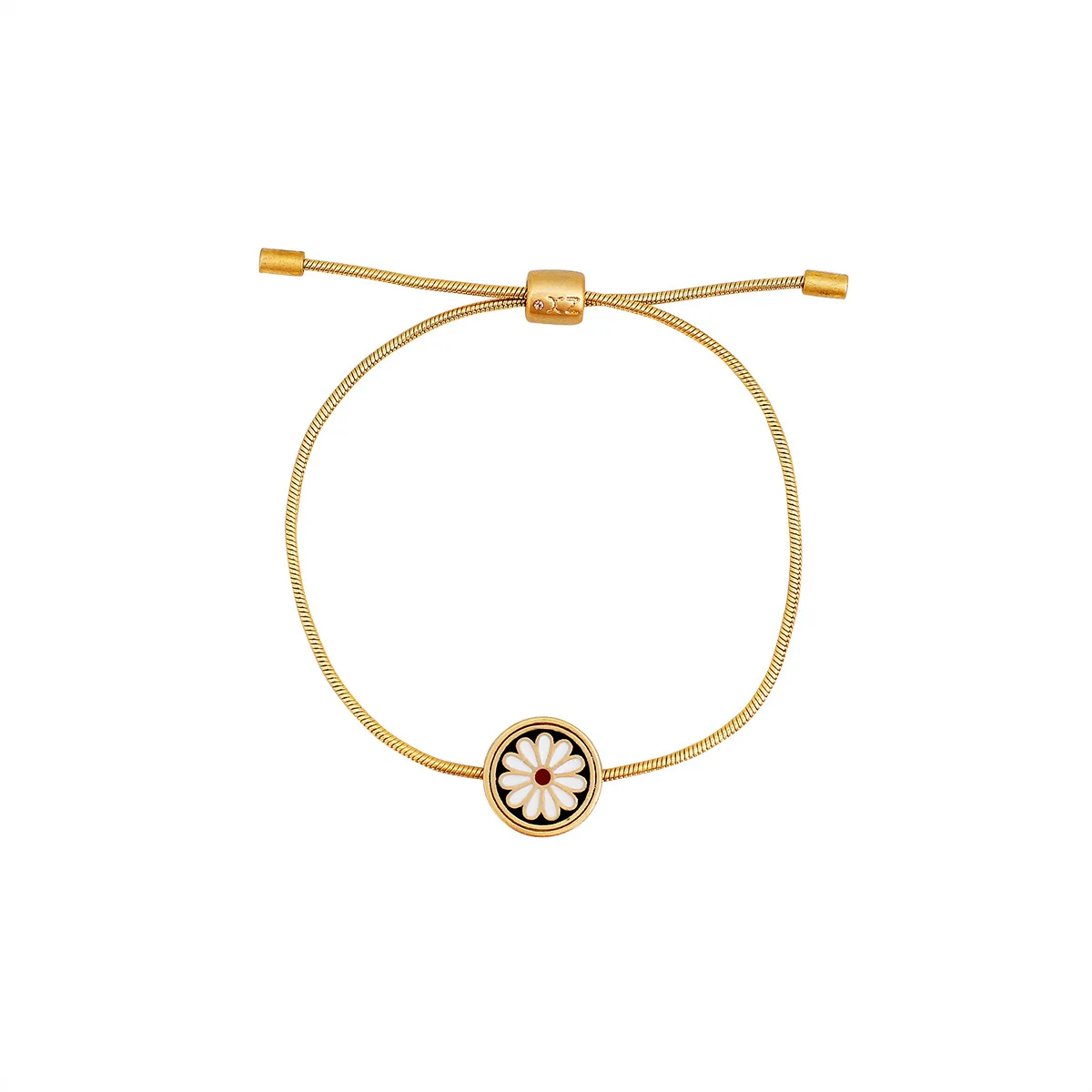 Girl's Enamel Flower Bracelet