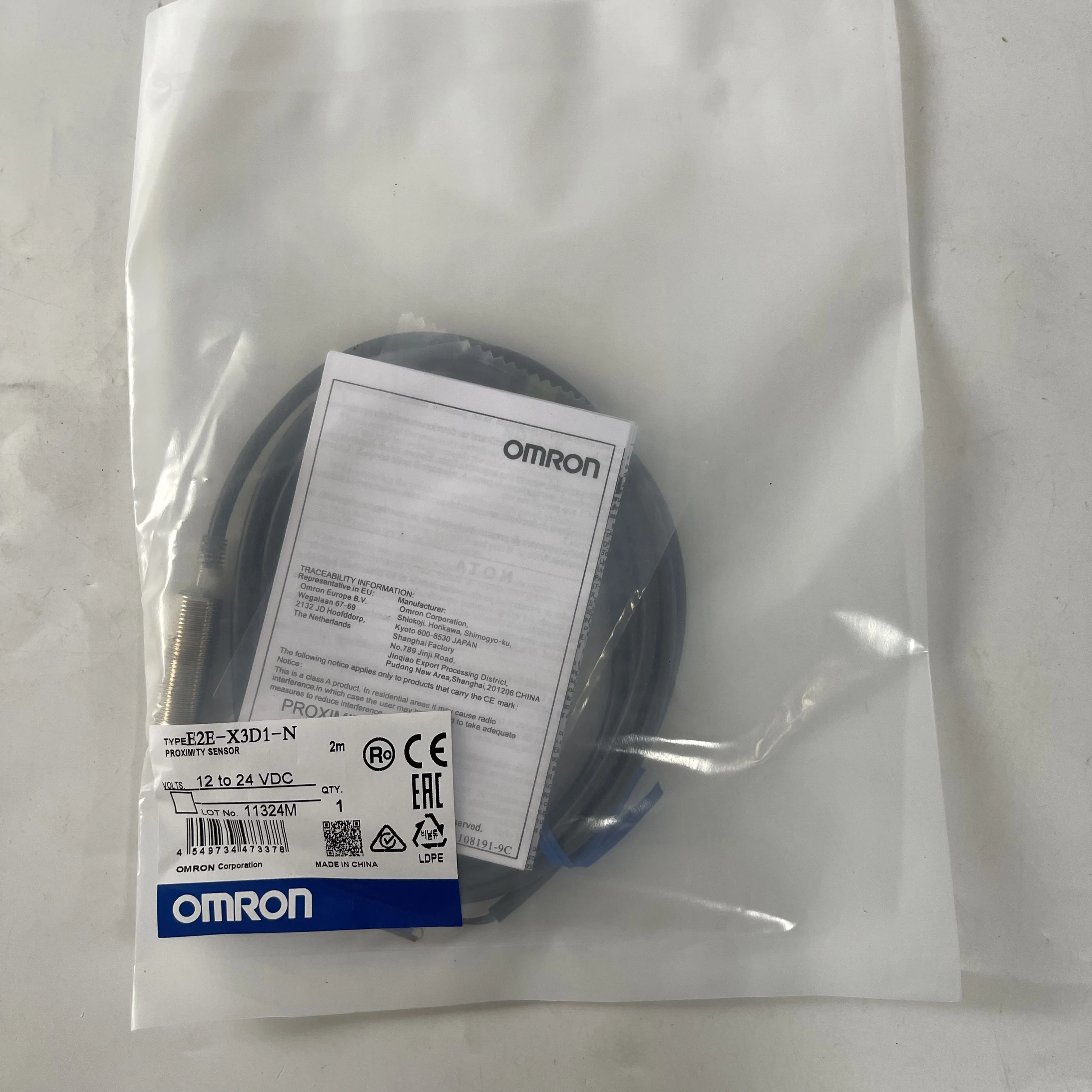 OMRON Proximity Sensor E2E-X3D1-N
