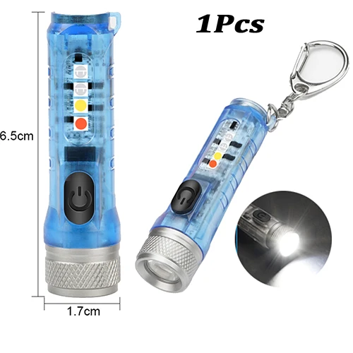 Mini Lampe Torche LED Porte-clés – Petite, Puissante Et étanche