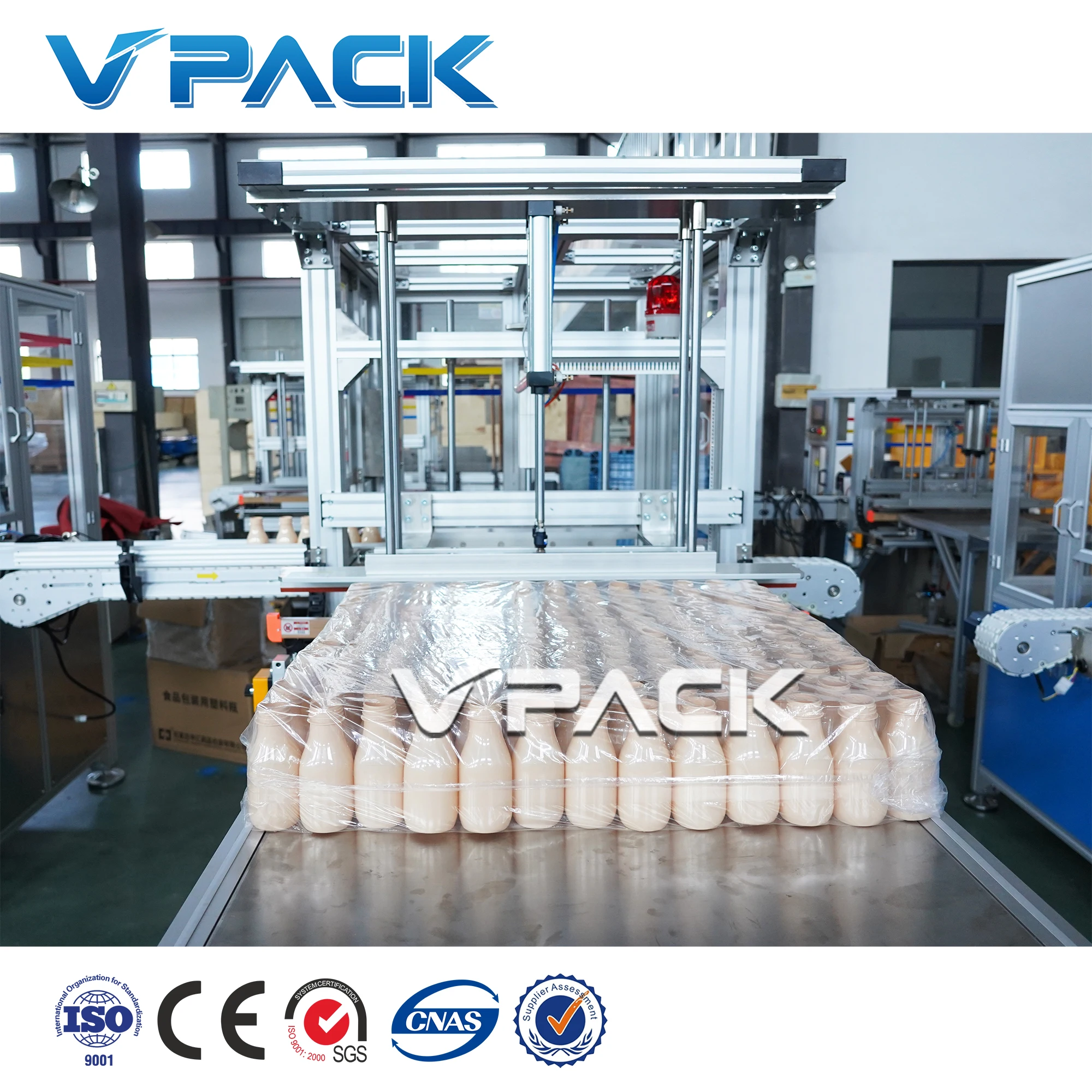 Empty Plastic Bagging Packing Machine/Pet Bottle Unscrambler/Maquina Empacadora De Bolsas De Botellas Vacias