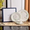 white Dinner plate coffee cup saucer-4 piece set