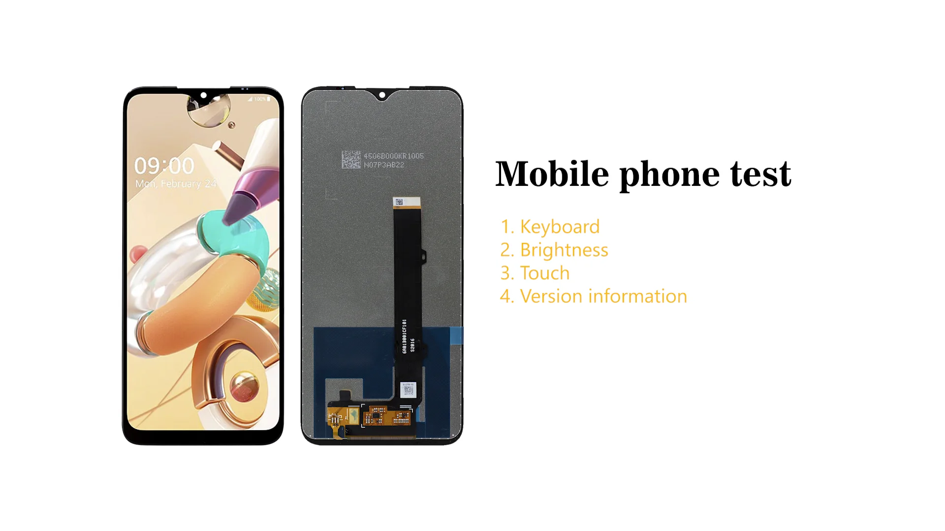 thumbnail image 2 of Brand New LG K41s (LM-K410) LCD Display & Touch Screen Digitizer Assembly With Frame – Black 2 of 5