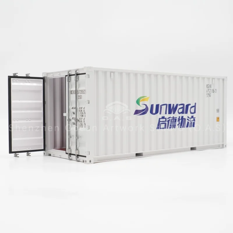 【L】O.A.S Container Model Factory Customized Scale1:20 Plastic Crafts Shipping Boxes QDWL Container Model