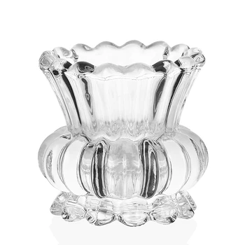 European glass candlestick lace candle cup scented candle cup scented oil lamp