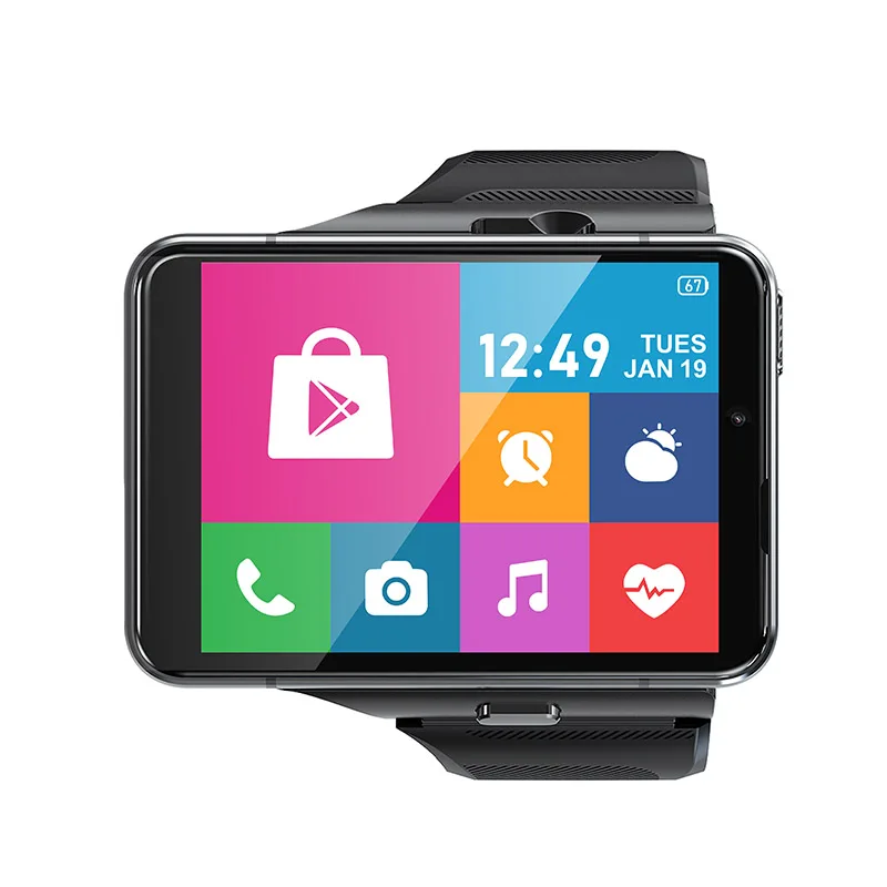 Ready to Ship UNIWA 200 2.88 Inch Screen Global Big Battery Android Mobile Watch Phone 4G Alibaba