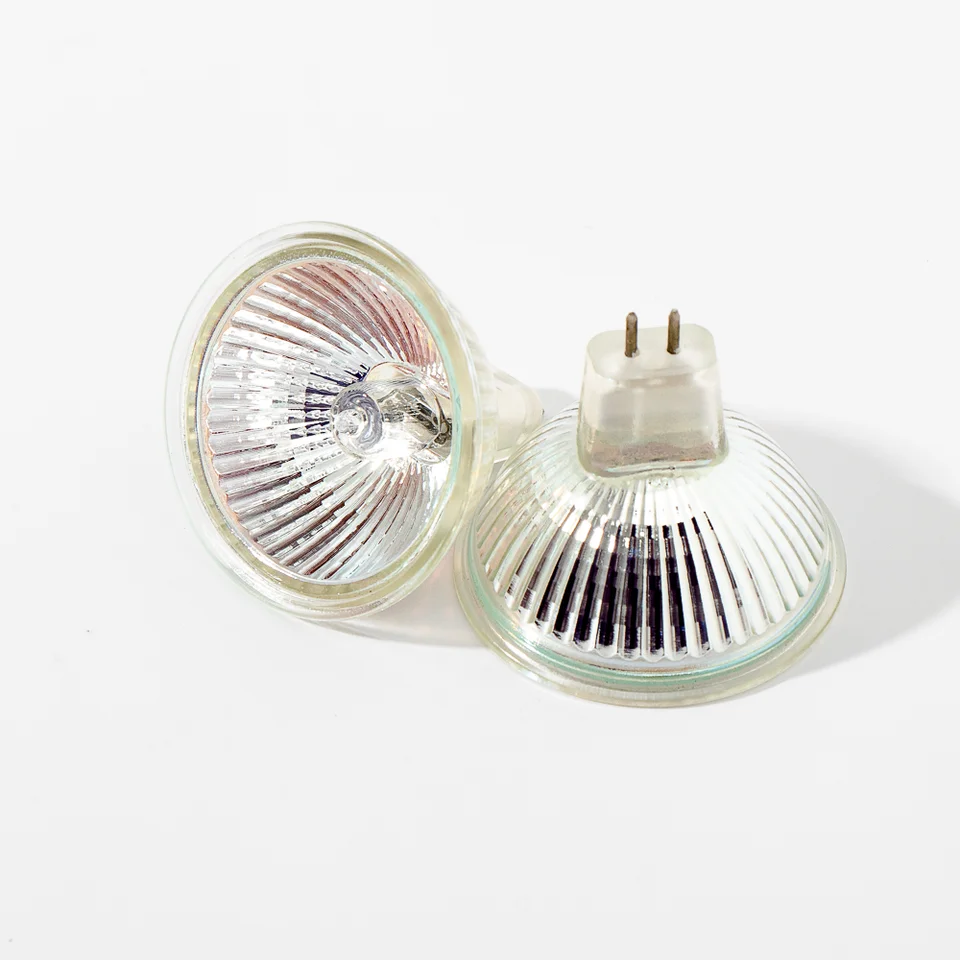 HoneyFly MR16 галогенная лампа прожектор 36 В 2700-3000 К 35 Вт/50 Вт/60 Вт GU5.3 станок с крышкой прозрачное стекло