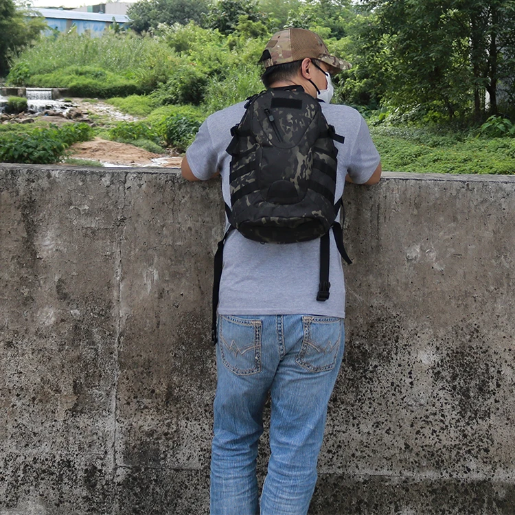 Special Forces Outdoor Russischer Rucksack Marching Mountain Rucksack Taktische Schulter-Tarnung-Kit-Tasche – Detail 4