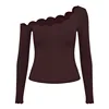 Fig-colored top