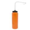Orange-bent straw