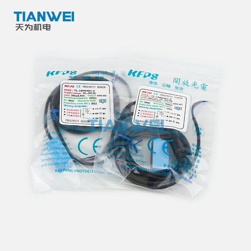 TL-18N04E1 100% New and Original Taiwan KFPS 3-Wire NPN NO 600Hz