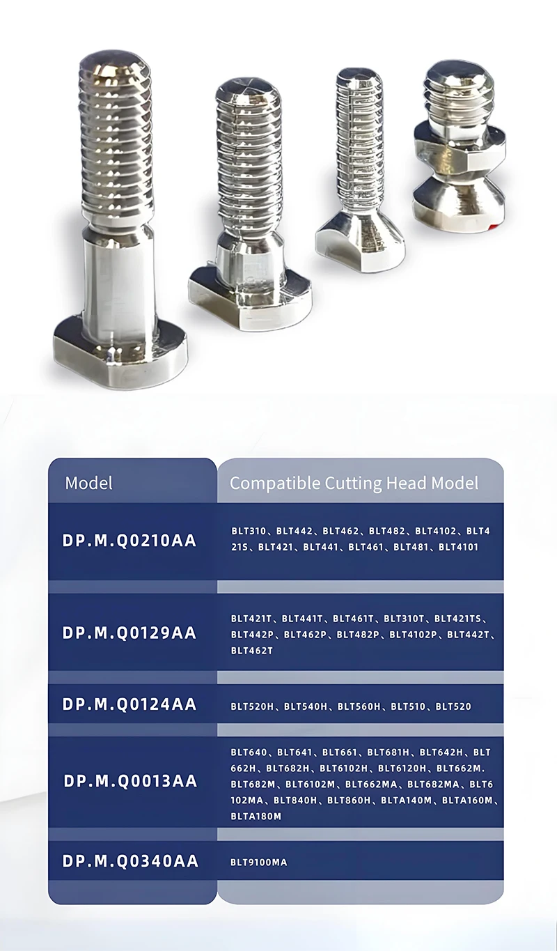 BOCHU Original DP.M.Q0013A DP.M.Q0340AA DP.M.QO210AA Anti-Collision Component Anti-Collision Screw for BOCHU Laser Cutting Head