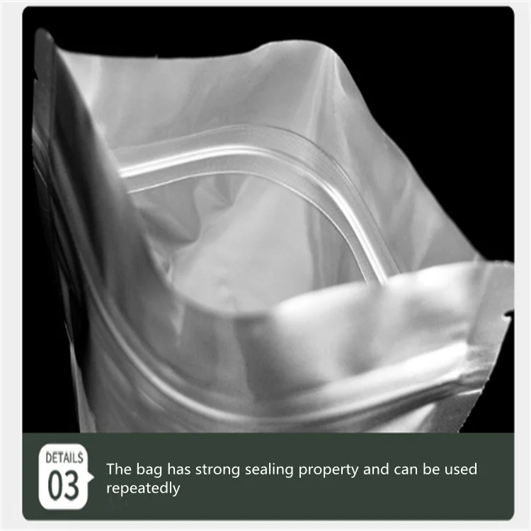 Aluminum Foil Compostable Doypack Stand Up Zipper Pouch Plastic Snack