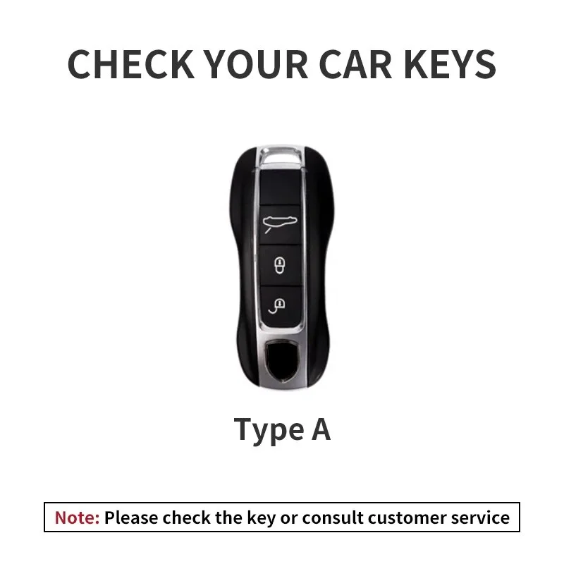 Leather Car Key Cover Case Shell for Porsche Panamera Carman Macann  Cayenne 911 970 981 991 996 Keychain Key Accessories