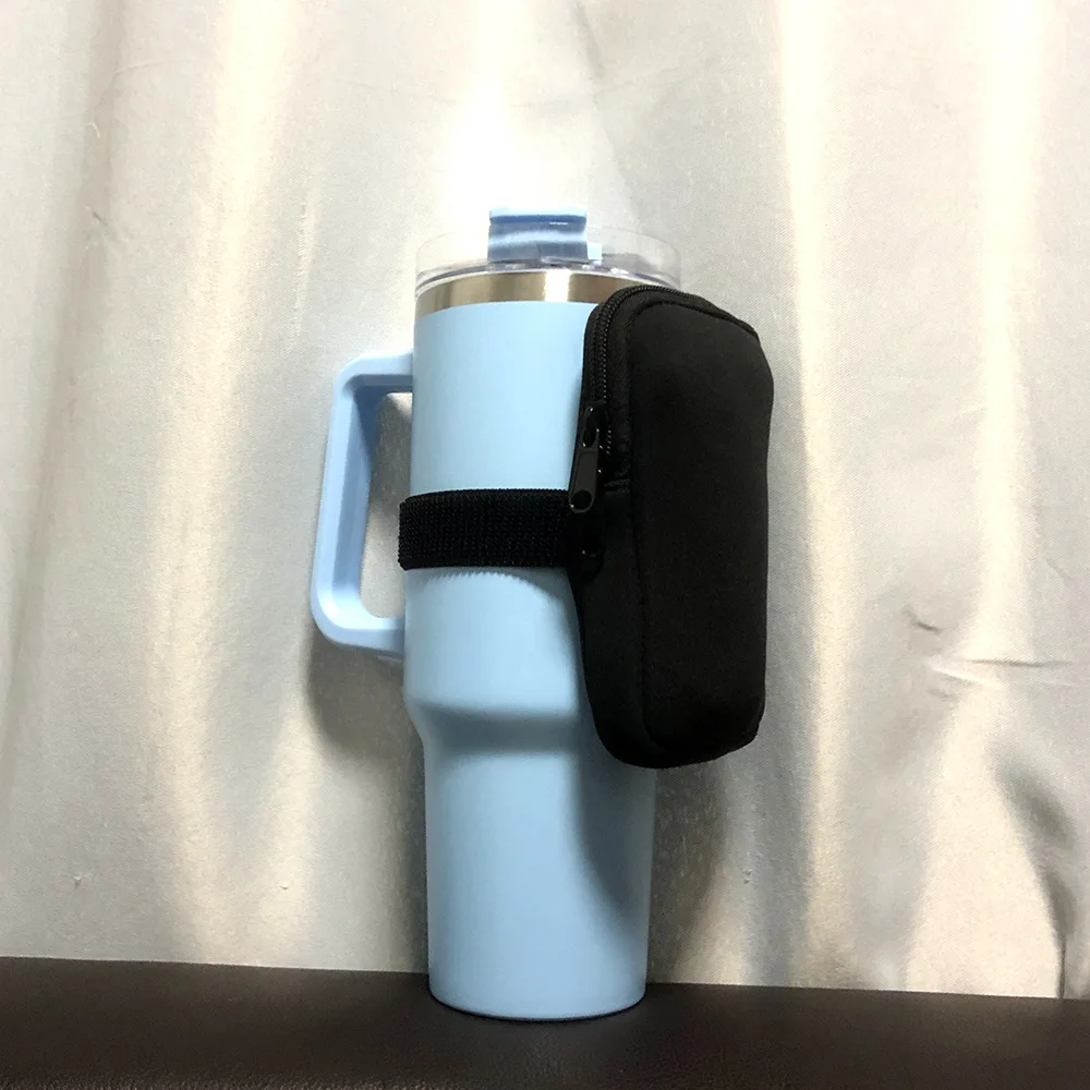 Новый неопреновый портативный бумажник с леопардовым принтом, 40 унций