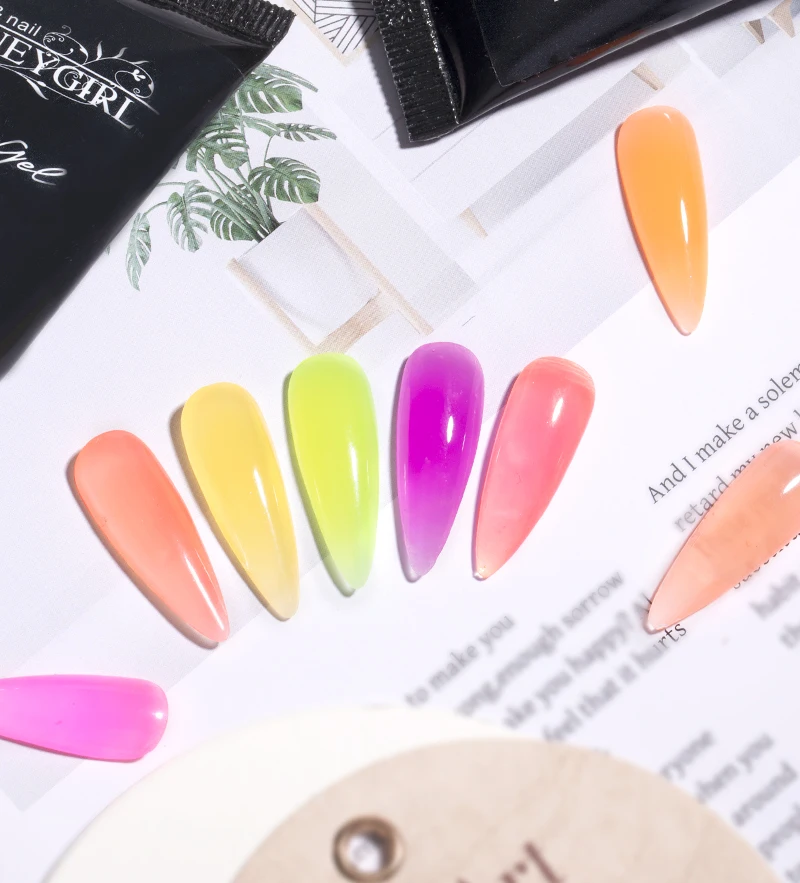 15ml nail polish uv gel Solid Builder extension gel finger quick dry no burn uv Acrylic Extension nail extension gel details