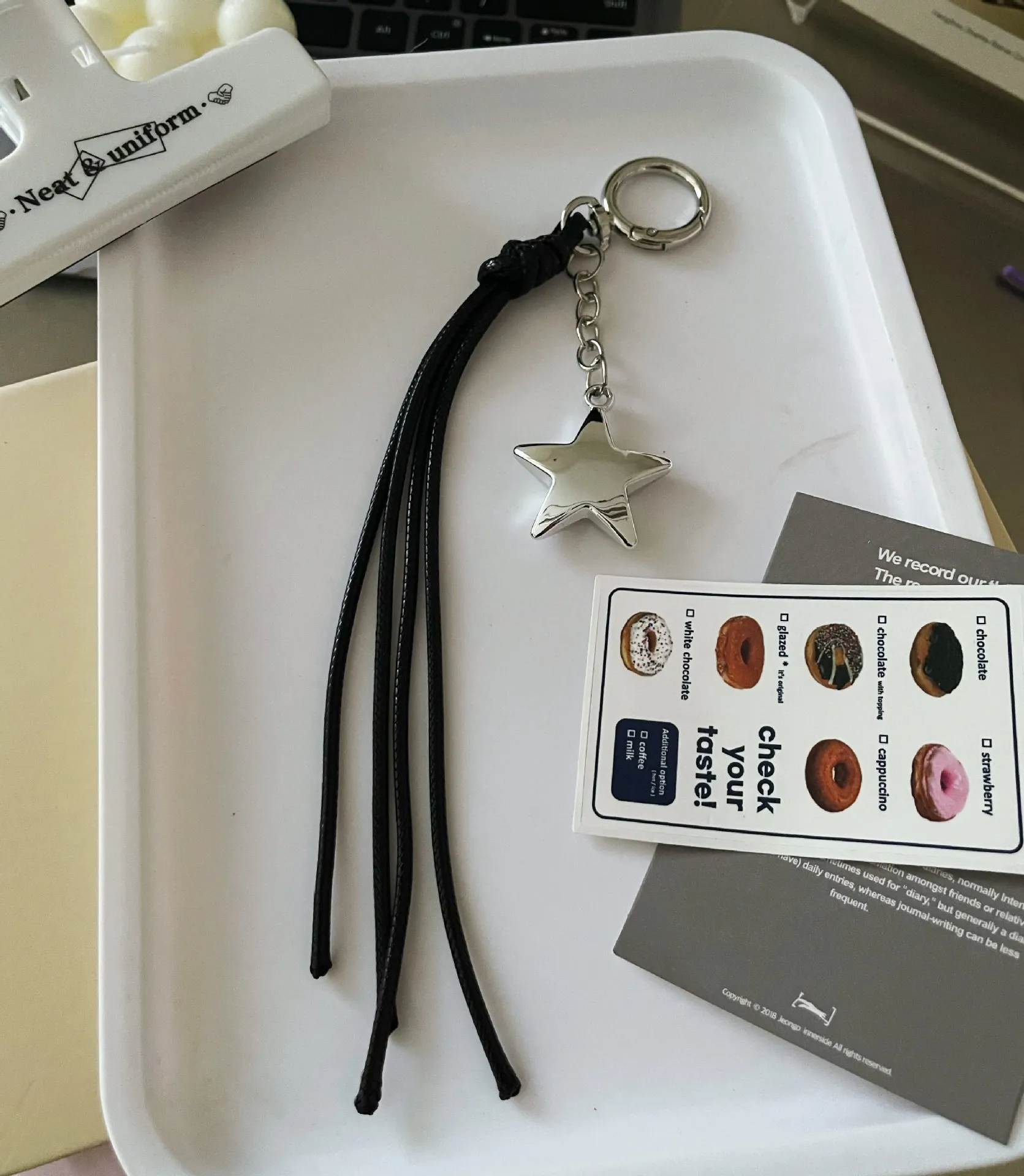 Cool Y2k Star Nautical Rope Knot Keychain - Charm & Accessories