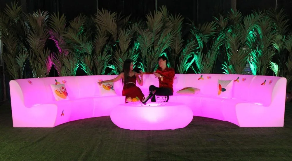 LED Lighting Led Sofa bar Chair Nightclub Led Furniture KTV Led Rental Party Event Light up Sofa Seat