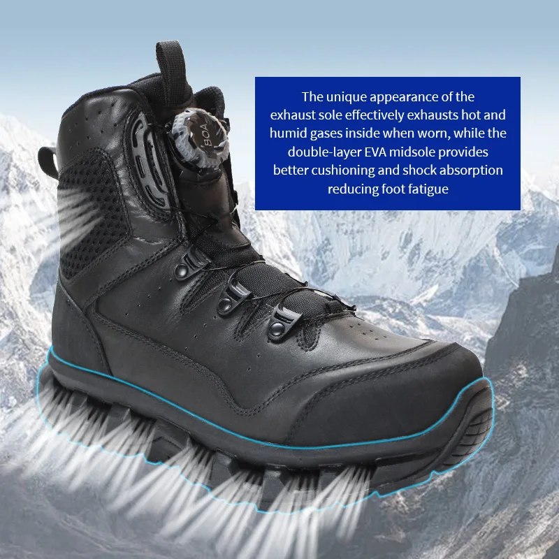Factory OBM ODM Custom Wholesale BOA Combat Boots Outdoor Tactical Shoes