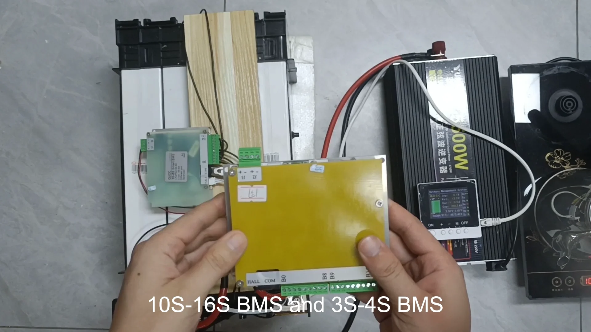 Qucc 3s8sa Same Port High Voltage Dc Relay 500a Smart Bms 12v 24v