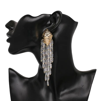 2022 New Hot Selling Vintage Designer Handmade Long Round Bead Tassel Boho Ethnic Dangle Statement Custom Women Earring