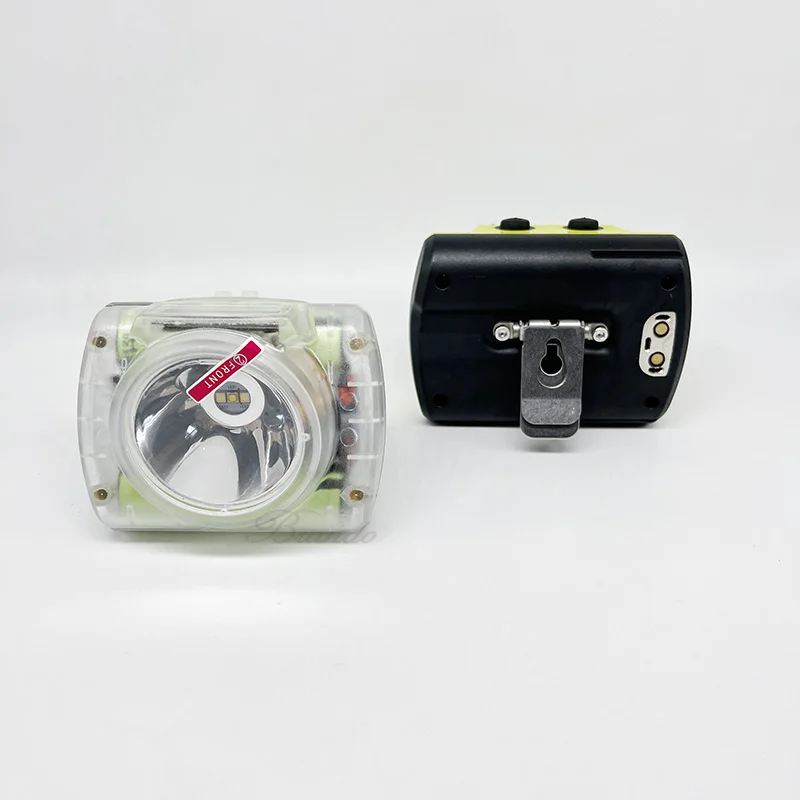 Led Mining Headlamp Rechargeable Battery OLED Underground Miners Safety Helmet Green Cap Lamp