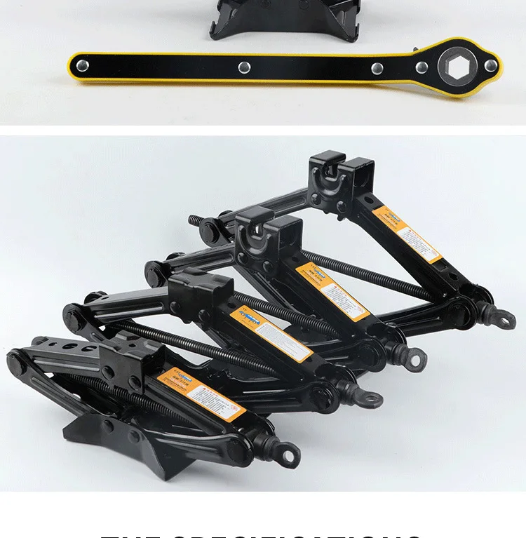 Scissor Jack Car Jacks Factory Wholesale Handoperated 1.5 Ton Steel