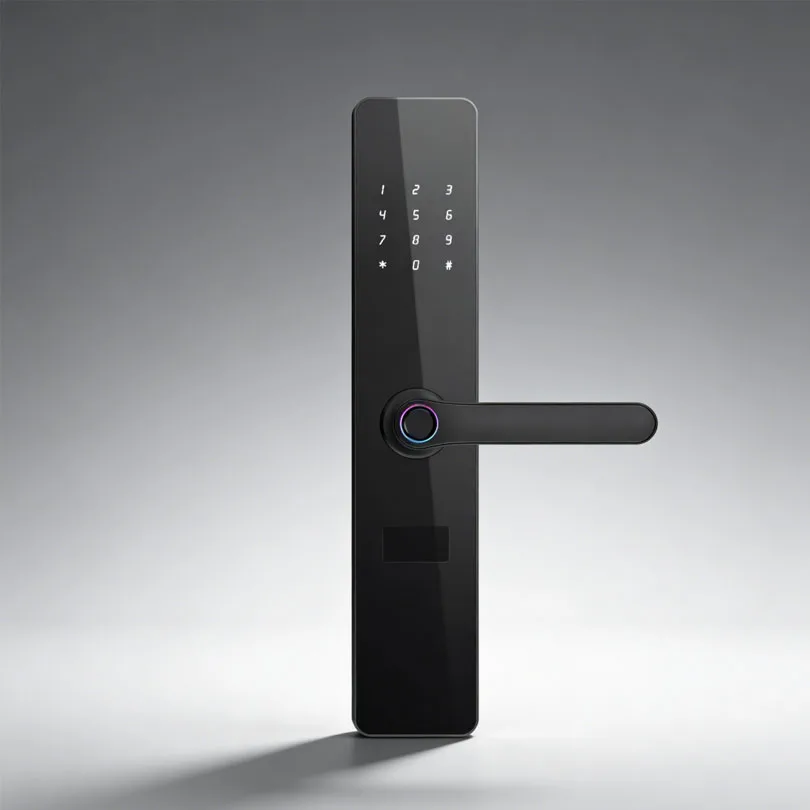 ล็อกอัจฉริยะติดตั้งง่าย ใช้ลายนิ้วมือ แอปพลิเคชัน และรีโมตคอนโทรล ล็อกประตูแบบดิจิทัลอิเล็กทรอนิกส์สำหรับบ้านและโรงแรมยี่ห้อ Kaisstar
