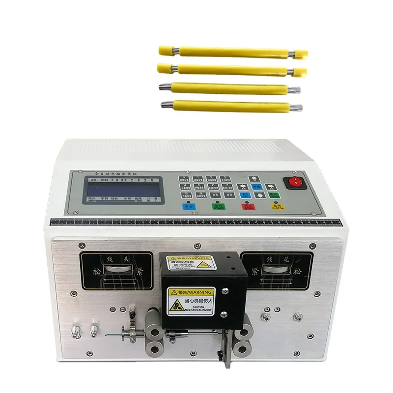 Automatic Wire Cutting and Peeling Machine 6 square Computer Cable Stripping Cutting Machine High Efficiency Processing Peeling