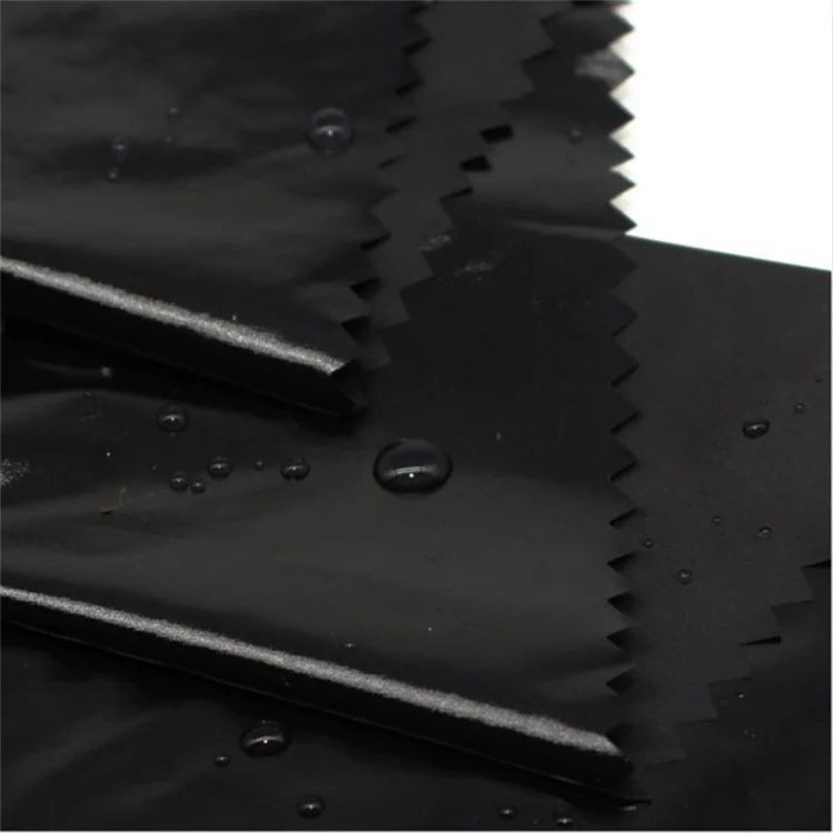 20d 380t Full Dull Nylon Taffeta Fabric 100 Nylon Waterproof Shiny Pu Coating Bright Pu Nylon