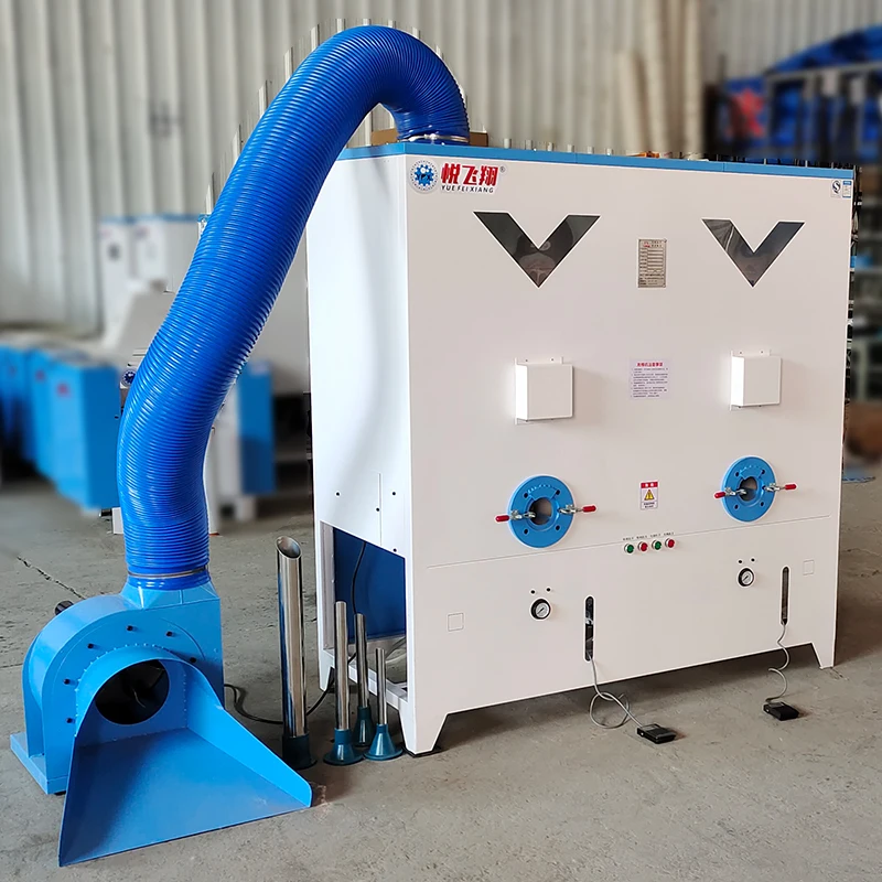 Combination Matching Machines Double Cotton Stuffing Machine with air Pump