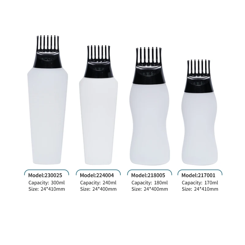 Professional Custom Eco-Friendly High Quality Salon Hair Dye Shampoo Bottle 2 in One Hair Dye Bottle for Beauty Salon