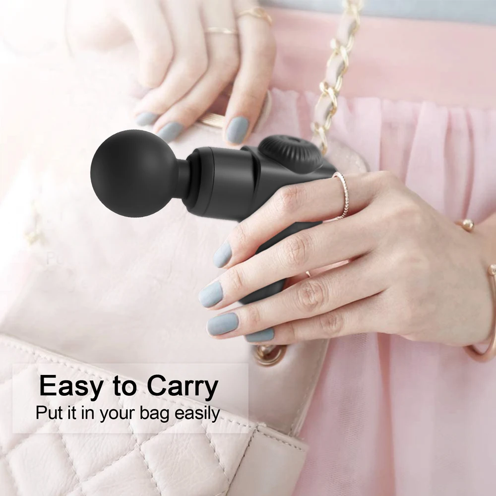 ALWUP Mini Massage Gun Vibration Muscle Massager Vagina Massagepistol Waterpoof Pistolet Masseur Dropshipping Body Masajead