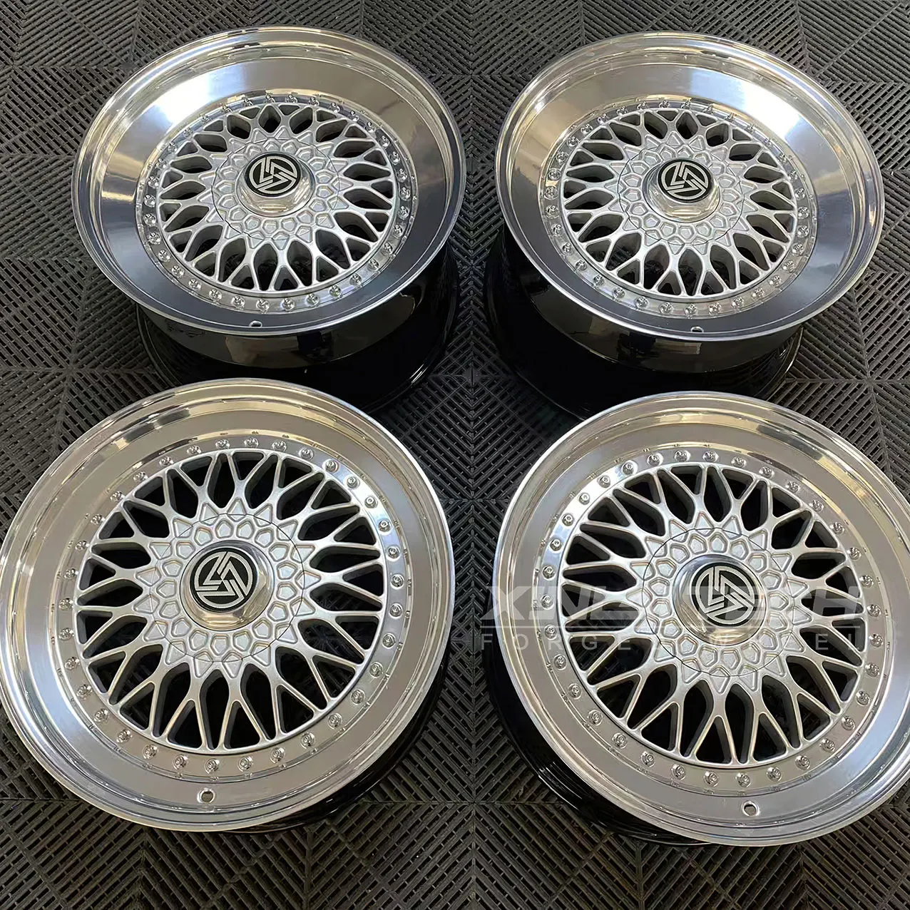 XL Premium Forged 3 Piece Rims 18 20 22 Inch PCD 5x114.3 5x108 5x112 Deep Dish and Step Lip for BMW M3 M4 M5 X5M X6M - Image 1