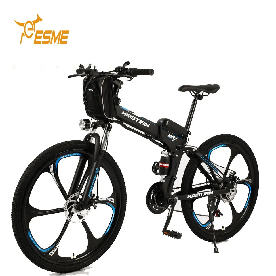 14 Inch Folding Bike Single Speed Lithium Battery Electric Frame