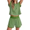 Green White Stripe