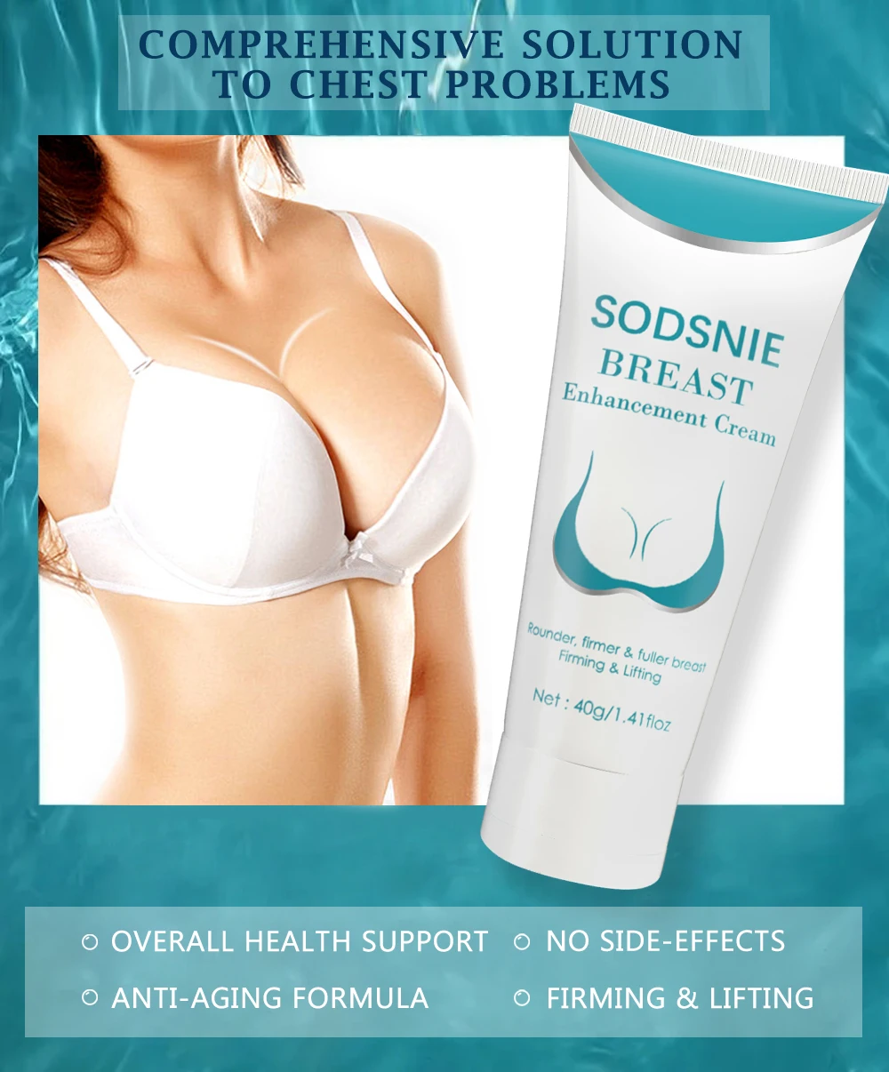 40g Sodsnie Breast Enlargement Cream Chest Sexy Breast Firming Lifting  Enhanceme