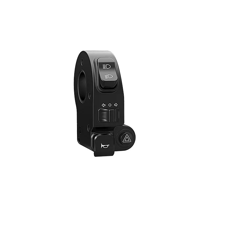 Wuxing Electric Motorcycle Handlebar Switches, IPX5 Waterproof High Low Bean Turning Left Right Horn Scooter Control Panel
