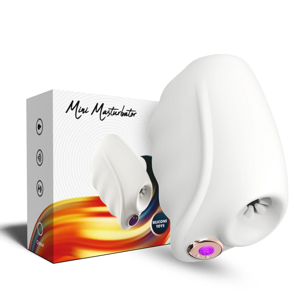 Wholesale Electric Male Masturbator Vibrator Medical Silicone Magnetic  Charging Portable Design for Men's Masturbation Exercise