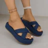 Fascia a croce blu