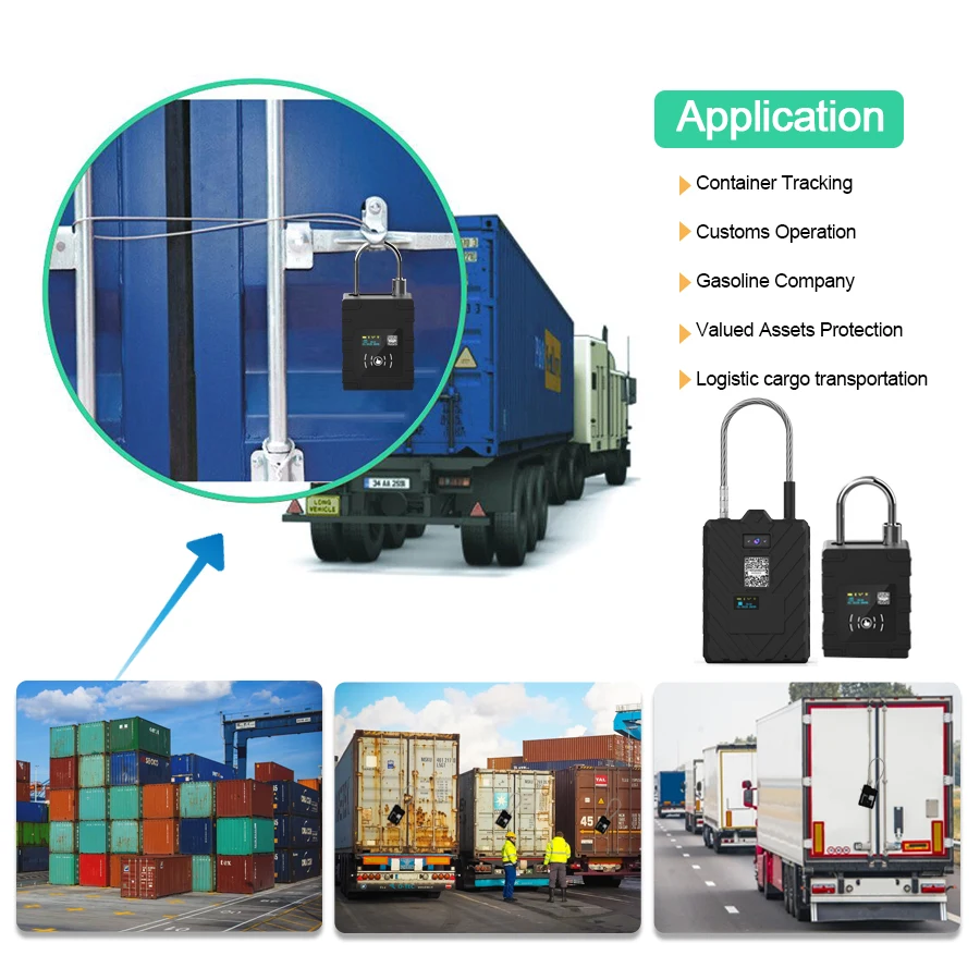 Smart Look Locker GSM GPS Logistics Seal Container Timer Lock