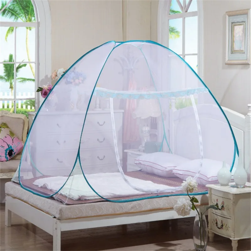 High Quality Foldable Bed Mosquito Net Mosquitera Mosquiteiro Moustiquaire Folding Mosquito Net Tent